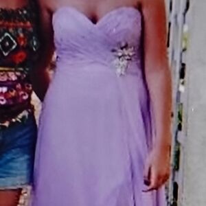 Mori Lee by Madeline Gardner beautiful prom dress, size 8, lilac